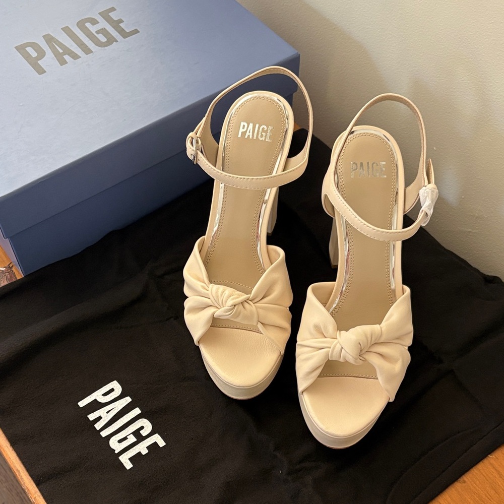 PAIGE Off White Women's Heels